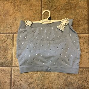 NWT Peanuts Snoopy bra and boy shorts set sz L